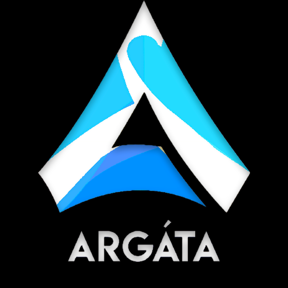 Logo of Argáta Records, independent music label based in Costa Rica, founded by Shinobu Entsu